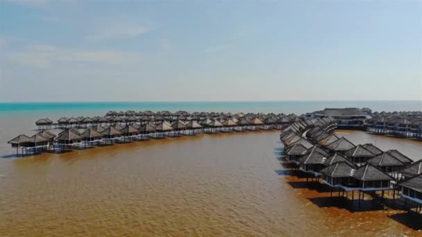 Bagan Lalang Beach Malaysia Beautiful Aerial View — Stok video
