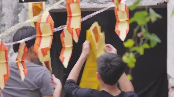 Penang Olay Çin Çinli Çocuk Asıldı — Stok video