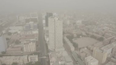 Chunrigar Yolu 'nun hava manzarası Karachi - Pan Sağ - Düz Yamaç.