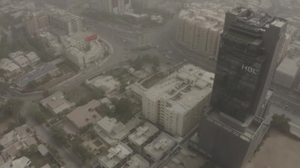 Aerial View Karachi Sindh Pakistan — Stock Video