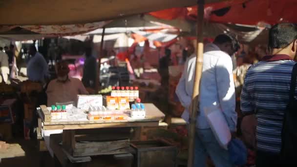 Киоск Местными Лекарствами Карачи — стоковое видео