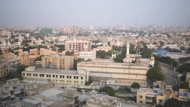 Een Oud Gebied Karachi Stad — Stockvideo