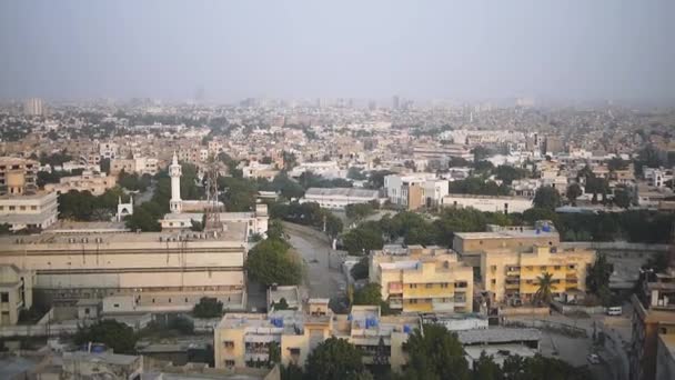 Top View Karachi City — Stock Video