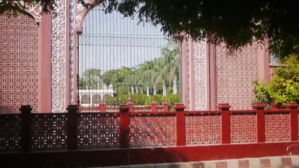 Gate Old Garden Karachi Zoo — Stock Video