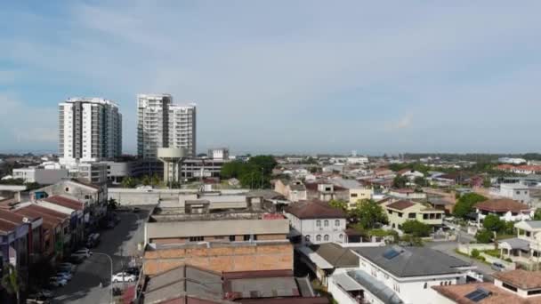 Aerial View Sekinchan Town Area Malaysia — Vídeo de Stock