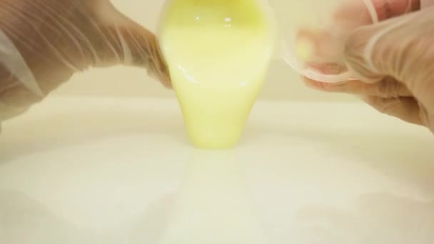 Slime Beunting Стіл — стокове відео