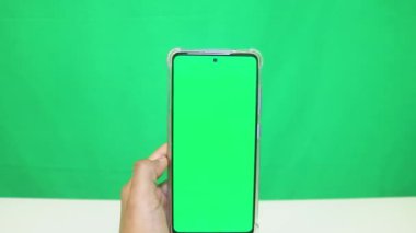 Dikey Tek Geçişli Sol Hareketin Yeşil Ekranı - Kısa Vuruş