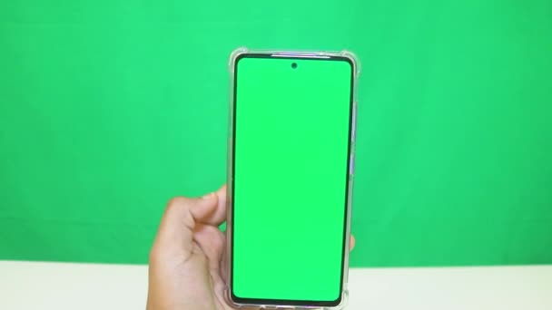 Green Screen Vertical Single Scroll Motion Long Stroke — Stok Video
