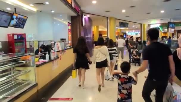 Fuß Durch Ein Einkaufszentrum Malaysia — Stockvideo