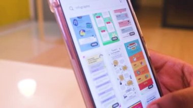  Using A Presentation App - Searching For Infographics Templates