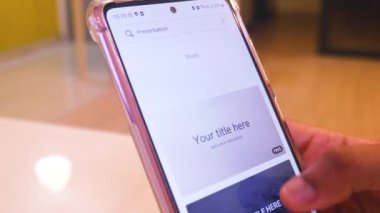 Using A Presentation App - Searching For Presentation Templates