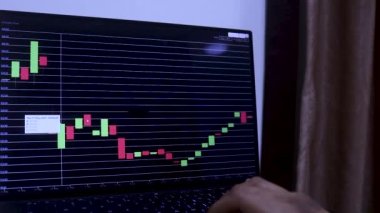 Four Month Timeline Of Polkadot Stock Chart On Laptop