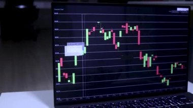 Laptop Displaying Chainlink's Stock Chart For Two Weeks