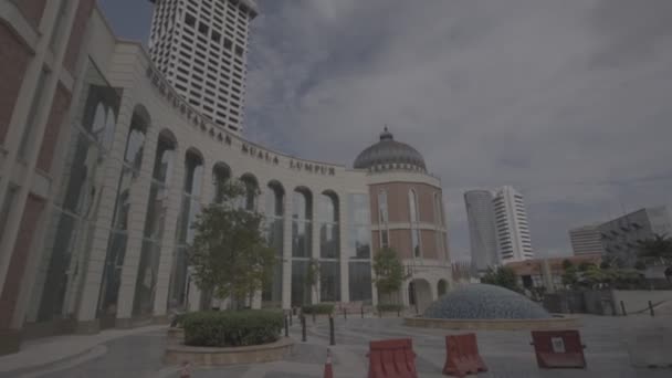 Biblioteka Narodowa Mieście Kuala Lumpur — Wideo stockowe