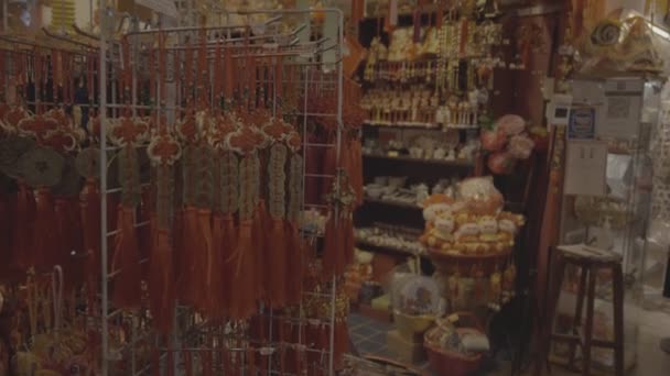 Çince Koleksiyon Mağazası Birçok Ögesi Var — Stok video