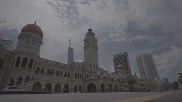 Merdeka Square Kuala Lumpur Przodu — Wideo stockowe