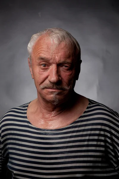 Portret mężczyzny mokre — Zdjęcie stockowe
