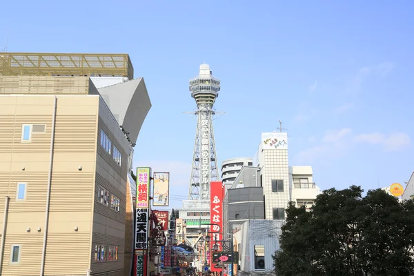 Tutenkaku en el nuevo mundo en Osaka — Foto de Stock