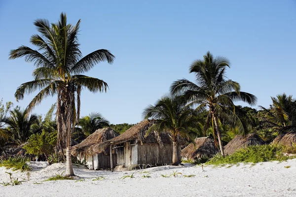 Cabana am Strand — Stockfoto