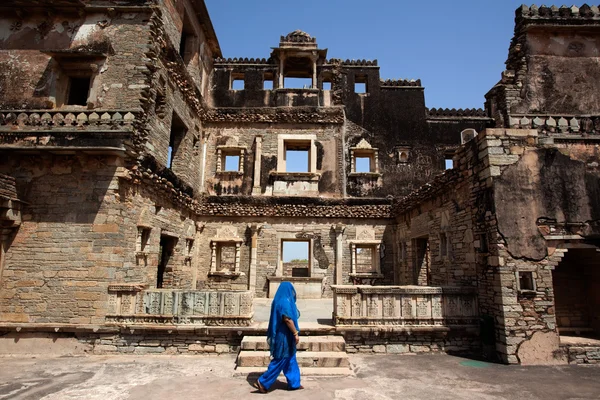 Belül a Chittorgarh fort aera az indiai rajasthan állam — Stock Fotó