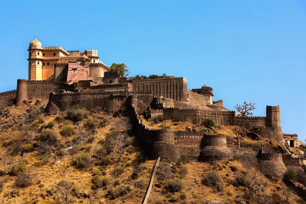 Fort kumbhalgarh w pobliżu ranakpur w stanie Radżastan w Indiach — Zdjęcie stockowe