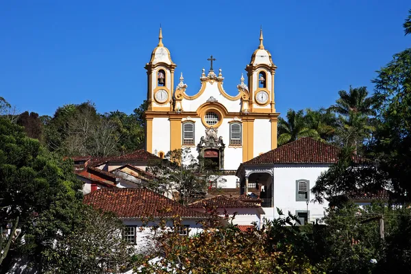 Matriz de Santo Antonio iglesia de tiradentes minas gerais brasil — Foto de Stock