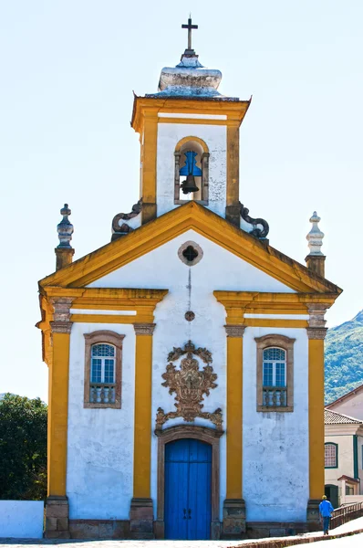 Ouro preto Kościoła — Zdjęcie stockowe