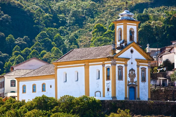 Ouro preto Kościoła — Zdjęcie stockowe