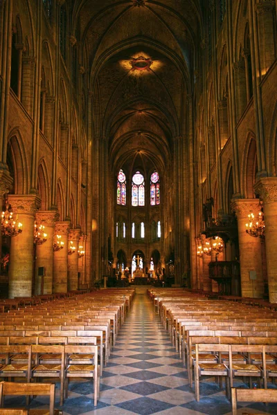 Notre Dame de Paris carhedral — Stok fotoğraf