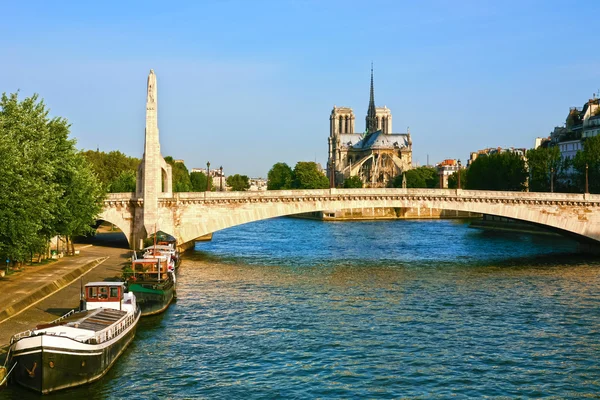 Notre Dame de Paris carhedral — Stok fotoğraf