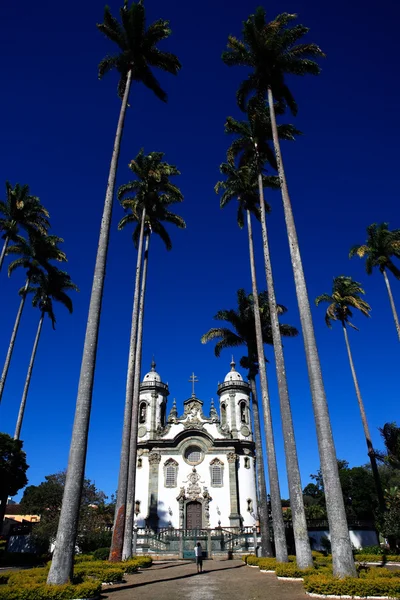 Sao joao del rey Kościół minas gerais, Brazylia — Zdjęcie stockowe