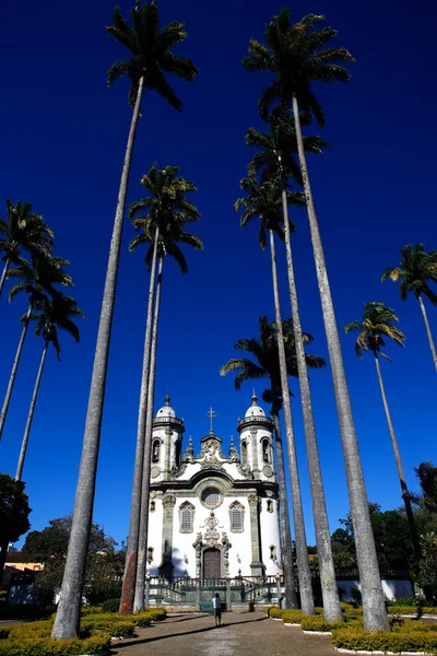 Igreja de São João del rey minas gerais brasil — Fotografia de Stock