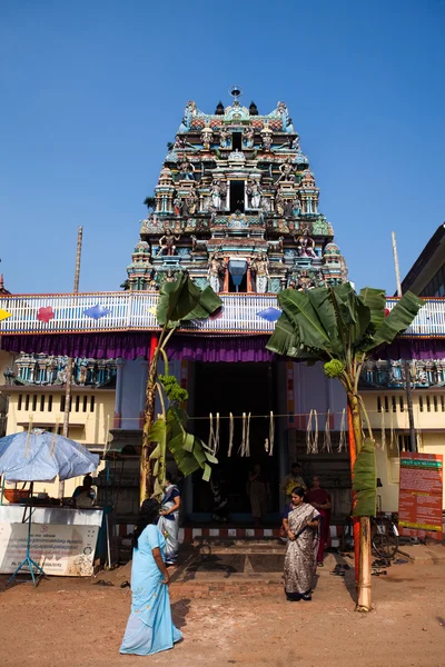 Gopuram av vishnu tempel av cochin i kerala Indien — Stockfoto