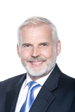 üst düzey işadamı portresi dişlek gülümseyen