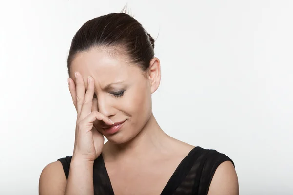 Beautiful expressing woman portrait — Stock Photo, Image