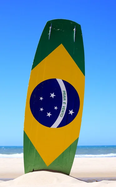 Kite surfing in brazil — Stock Photo, Image
