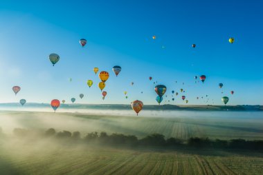 Mondial sıcak hava balon reunion lorraine içinde Fransa