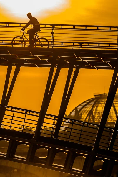 Bicyclist — Stock Photo, Image