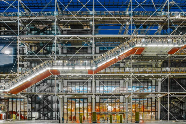 Pompidou center museum beaubourg paris stadsbilden Frankrike — Stockfoto