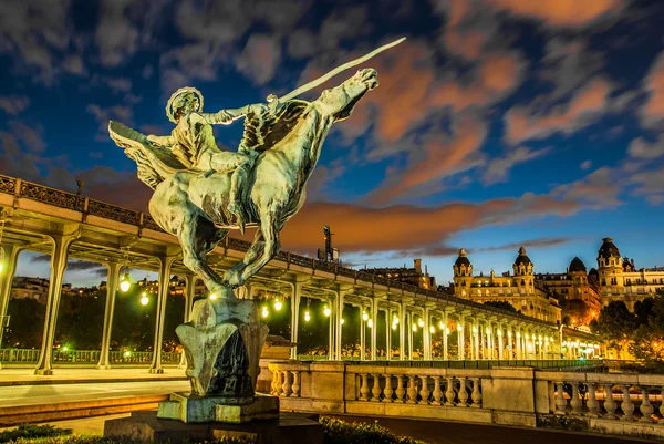 Pont alexandre iii miasto Paryż Francja — Zdjęcie stockowe