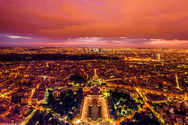 Vista aérea paris cityscape França — Fotografia de Stock