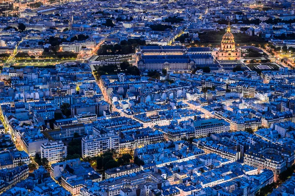 Aerial view paris cityscape France — Stock Photo, Image