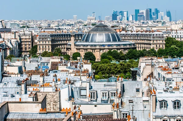 Hava paris cityscape görüntülemek Fransa — Stok fotoğraf