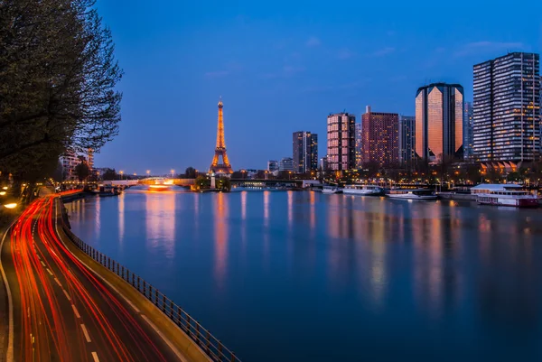 Waterfront paris cidade França — Fotografia de Stock