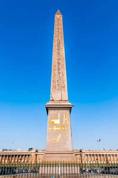 Obelisk place de la concorde Parijs stad Frankrijk — Stockfoto