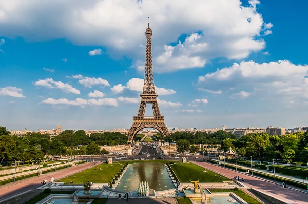 The eiffel tower paris city France — Stock Photo, Image