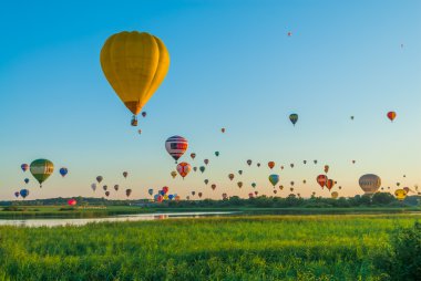 Mondial sıcak hava balon reunion lorraine içinde Fransa