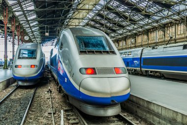 TGV high speed french train clipart
