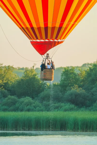 Mondial hot Air Ballon återförening i Lorraine Frankrike — Stockfoto