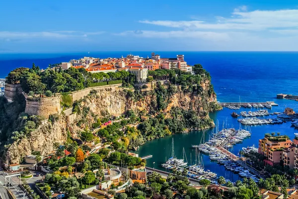 Monaco ve monte carlo PRINCIPAUTE — Stok fotoğraf